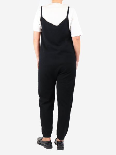 Black cashmere jumpsuit - size L alternate image