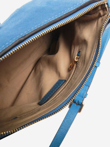 See By Chloe Blue Joan suede and leather shoulder bag