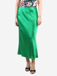 Vince Green satin twill midi skirt - size S