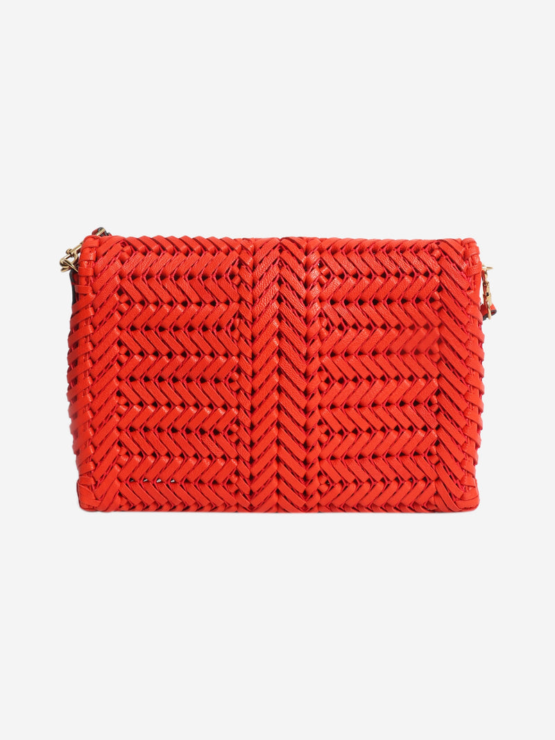 Red Neeson woven leather crossbody bag Cross-body bags Anya Hindmarch 