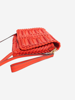 Red Neeson woven leather crossbody bag Cross-body bags Anya Hindmarch 