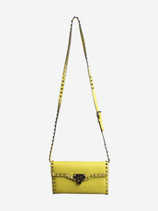 Valentino Acid green Rockstud crossbody bag