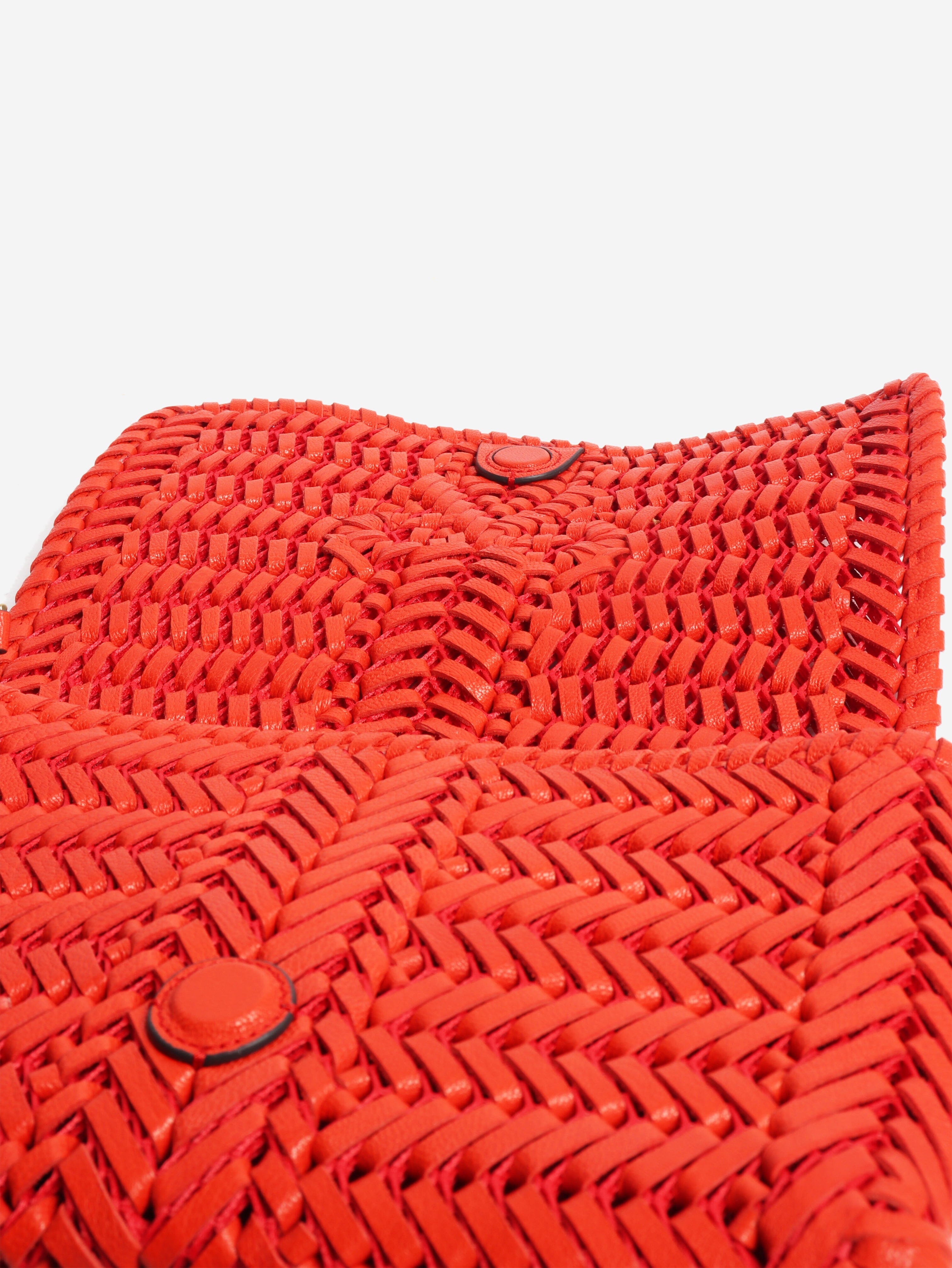 Red Neeson woven leather crossbody bag Cross-body bags Anya Hindmarch 