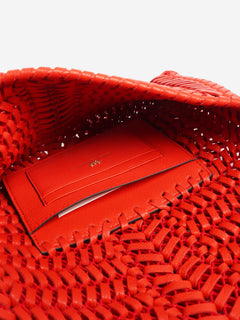 Red Neeson woven leather crossbody bag Cross-body bags Anya Hindmarch 