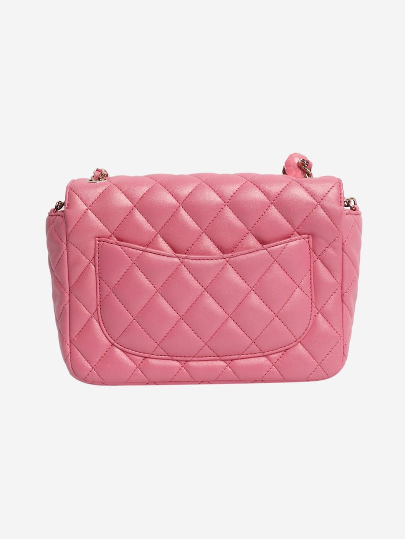 Pink irresdescent candy heart flap bag Cross-body Bags Chanel 