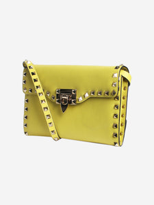 Valentino Acid green Rockstud crossbody bag