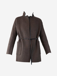 Loro Piana Brown reversible coat - size XS