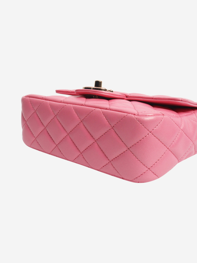 Pink irresdescent candy heart flap bag Cross-body Bags Chanel 
