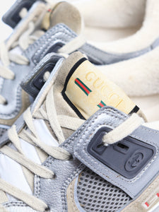 Gucci Grey mesh trainers - size EU 40 (UK 7)
