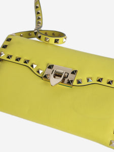 Valentino Acid green Rockstud crossbody bag