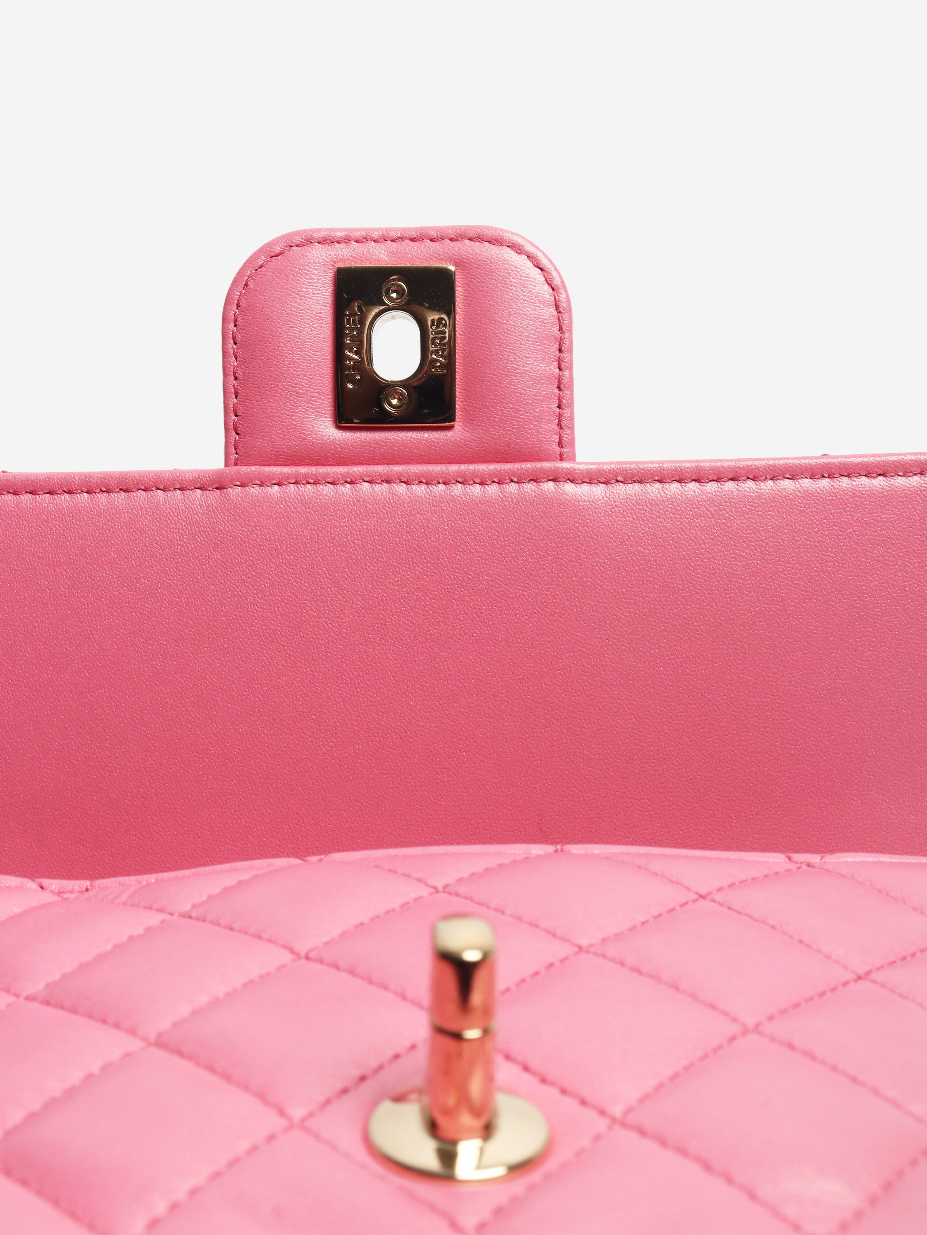 Pink irresdescent candy heart flap bag Cross-body Bags Chanel 