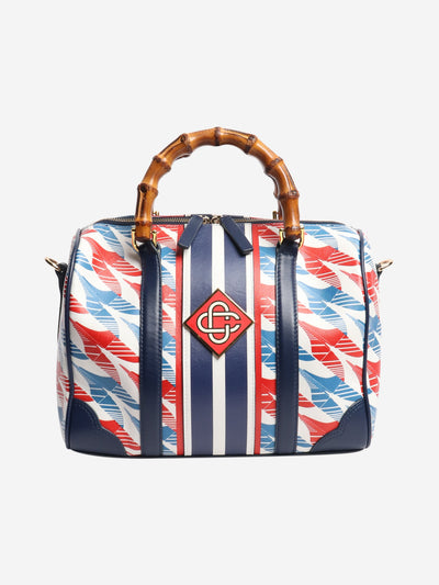 Blue bamboo top handle bag Top Handle Bags Casablanca 