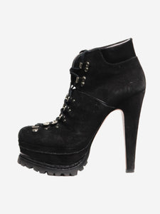 Alaia Black lace stopper heels - size EU 39.5 (UK 6.5)