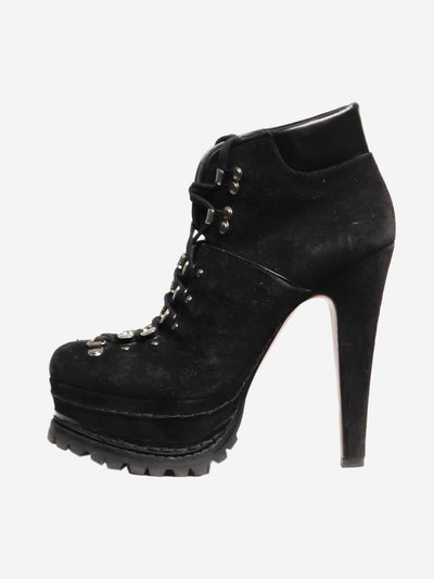 Black lace stopper heels - size EU 39.5 (UK 6.5) Heels Alaia 