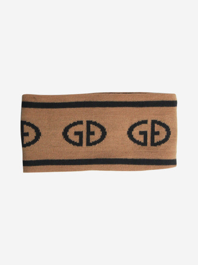 Light brown and black Tiara headband Hats Goldbergh 