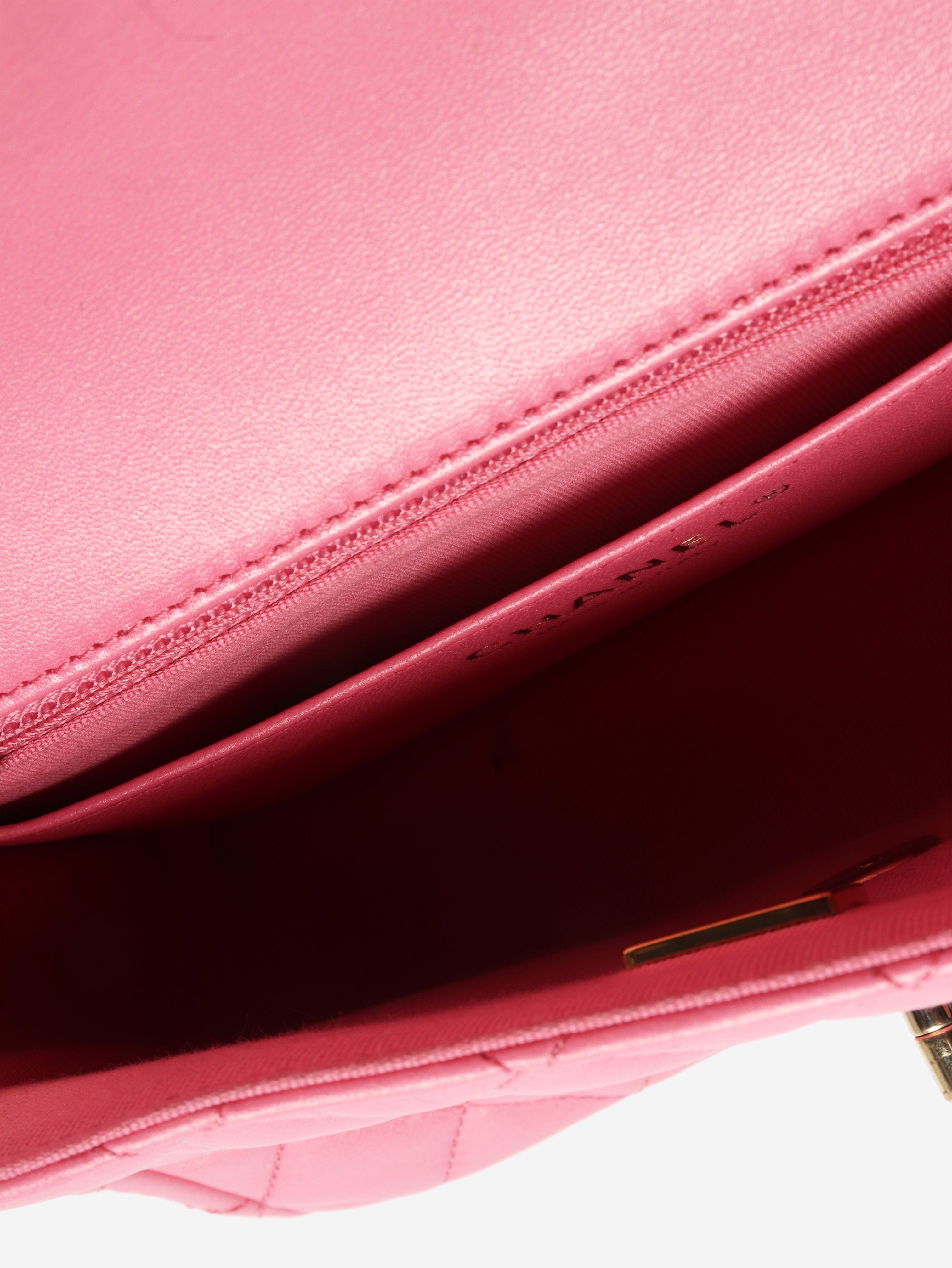 Pink irresdescent candy heart flap bag Cross-body Bags Chanel 