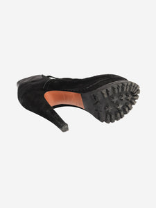 Alaia Black lace stopper heels - size EU 39.5 (UK 6.5)