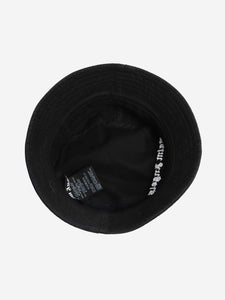 Palm Angels Black bucket hat