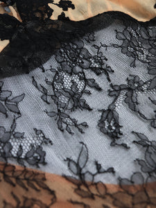 Gucci Peach silk lace mini slip dress - size UK 8