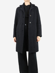 Loro Piana Navy blue cashmere coat - size UK 8