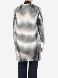 Black and white houndstooth coat - size UK 12 Coats & Jackets 'S Max Mara 