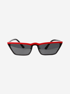 Prada Black and red cat-eye sunglasses