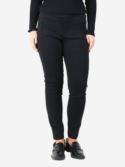 Black slim-leg trousers - size UK 14 Trousers Vince 