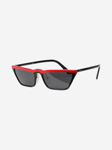 Prada Black and red cat-eye sunglasses