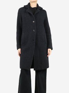 Loro Piana Navy blue cashmere coat - size UK 8