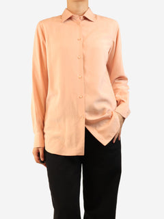 Pink silk shirt - size UK 12 Tops Loro Piana 