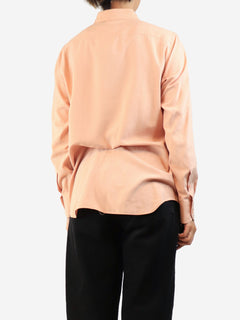 Pink silk shirt - size UK 12 Tops Loro Piana 