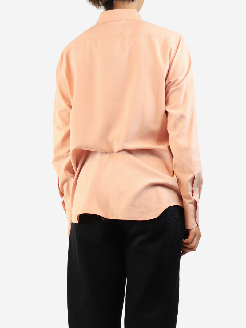 Pink silk shirt - size UK 12 Tops Loro Piana 