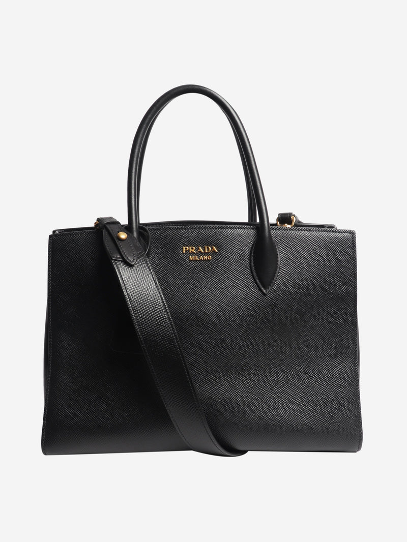 Black Saffiano leather 2way bag Shoulder bags Prada 