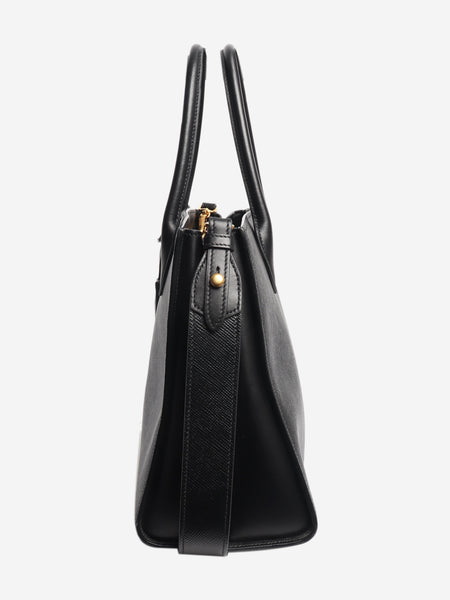 Black Saffiano leather 2way bag alternate image