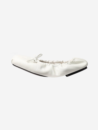White elasticated ballet flats - size EU 37.5 Flat Shoes Khaite 