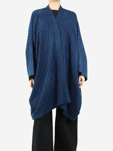 Shirin Guild Blue striped coat - size One Size