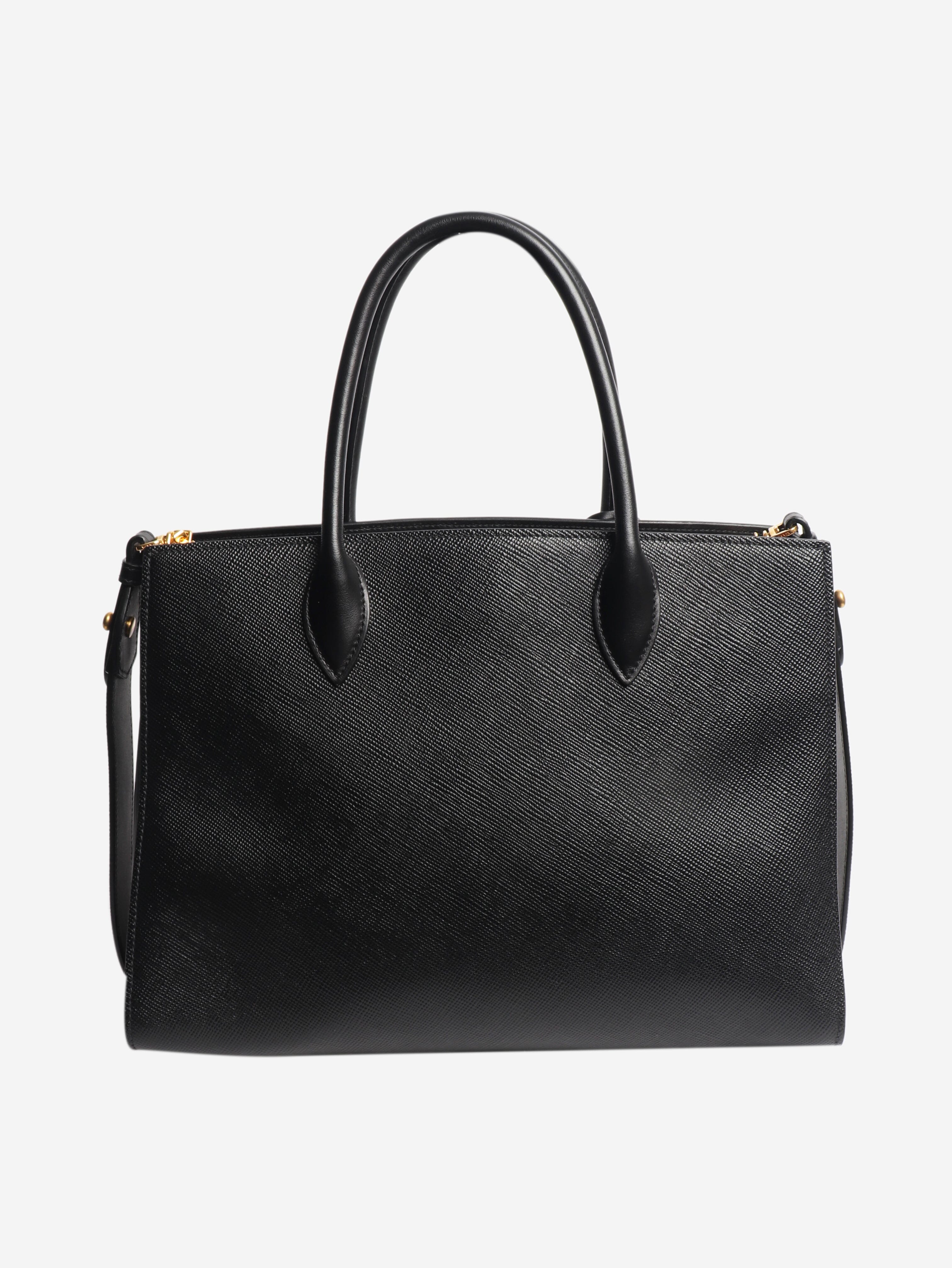 Black Saffiano leather 2way bag Shoulder bags Prada 