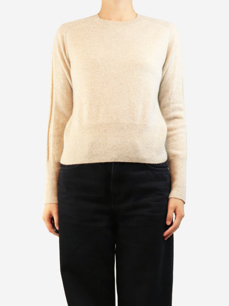Neutral cashmere jumper - size M product image