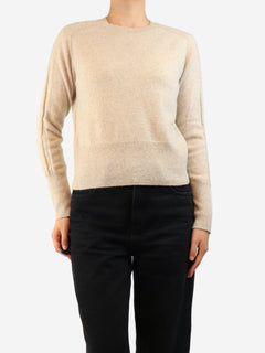 Neutral cashmere jumper - size M Knitwear Joseph 