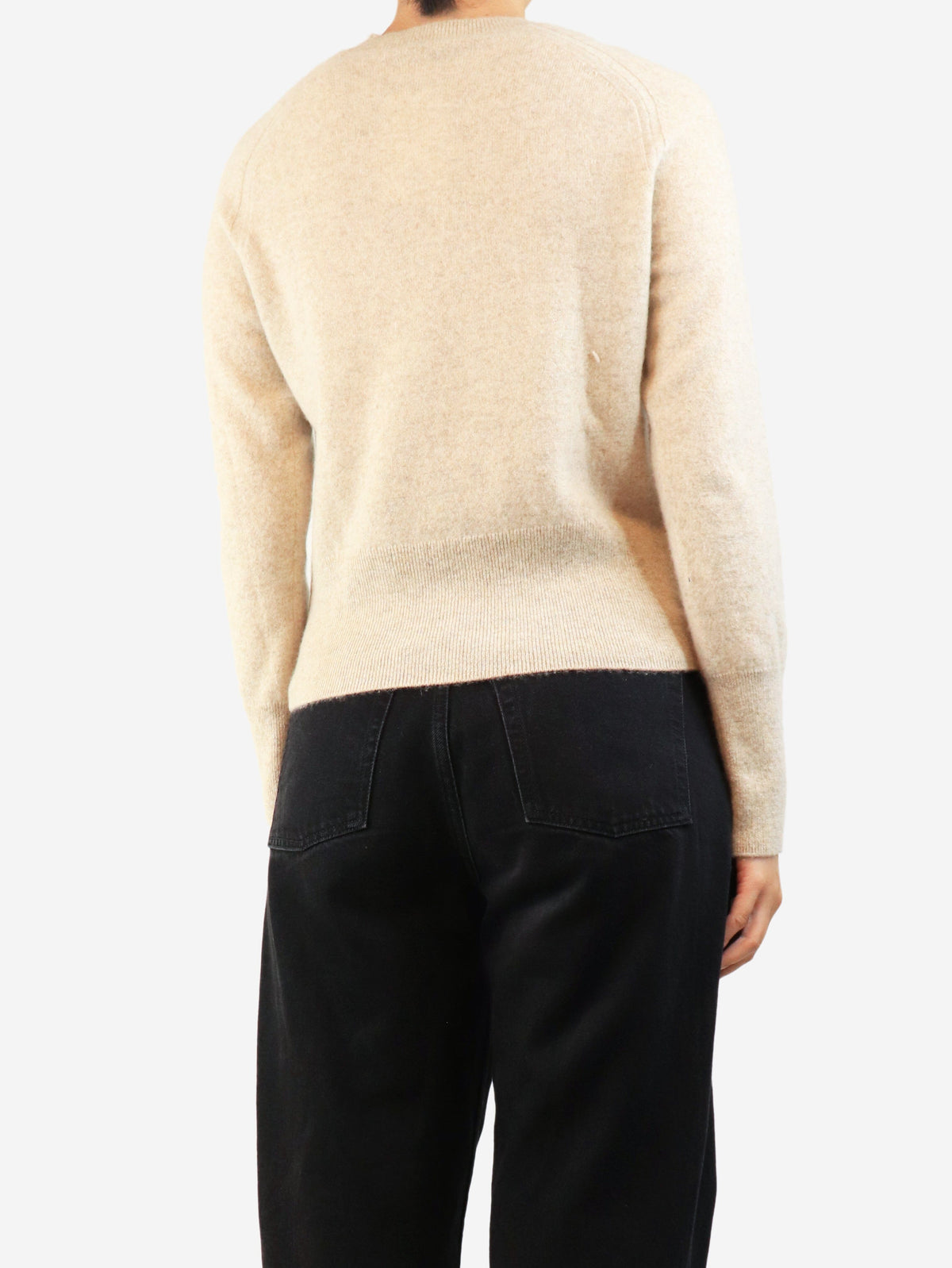 Neutral cashmere jumper - size M Knitwear Joseph 