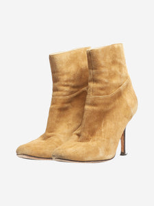 Jimmy Choo Beige suede ankle boots - size EU 38