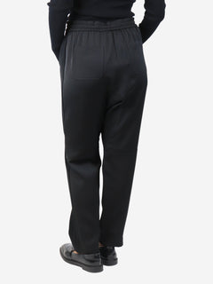 Black panel trousers - size UK 14 Trousers ME+EM 
