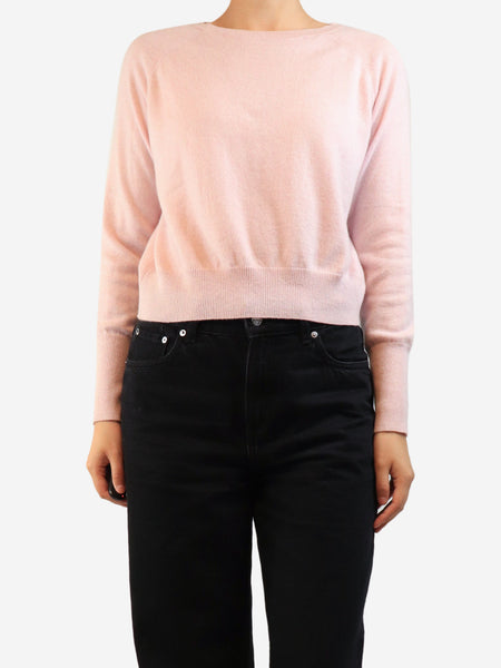 Pink cashmere jumper - size M product image