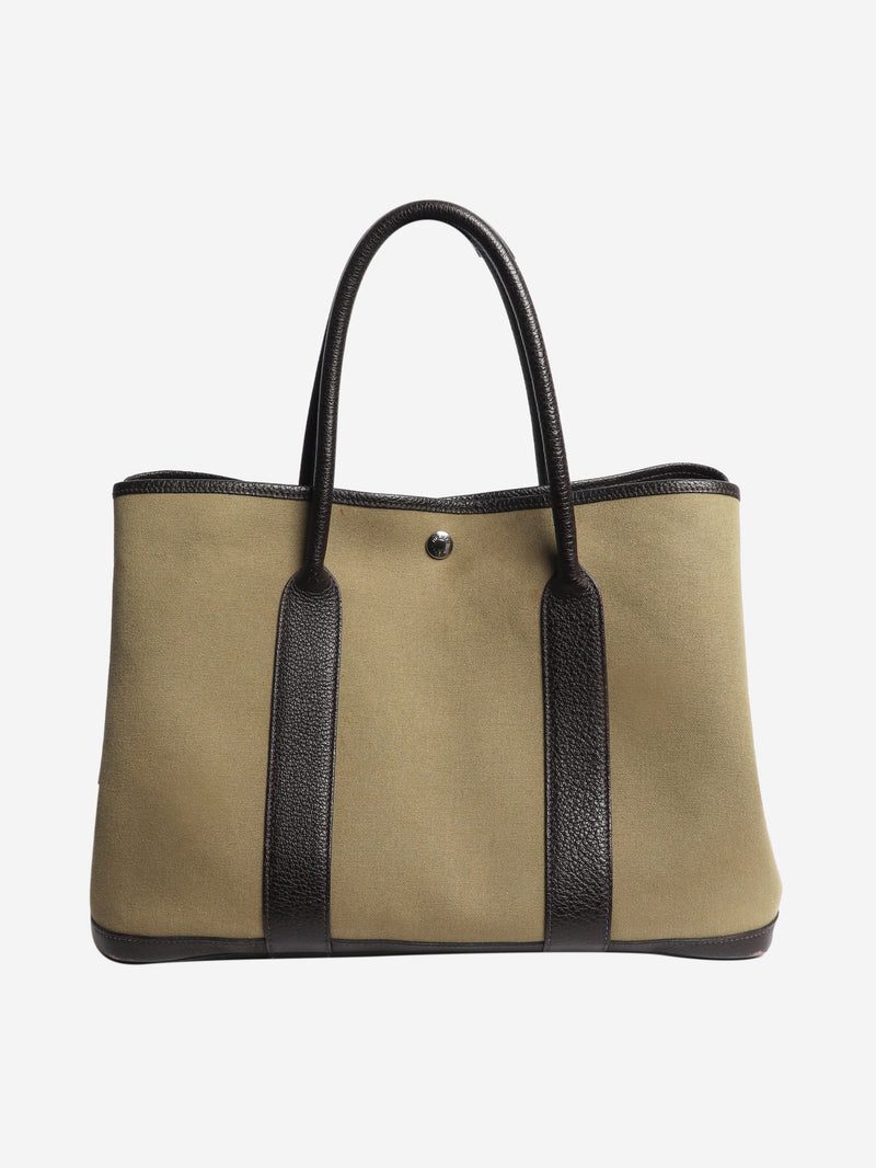 Khaki Garden Party tote bag Tote Bags Hermes 