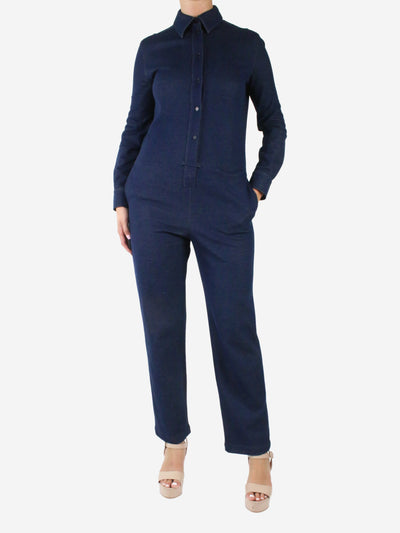 Blue denim-look jumpsuit - size UK 10 Dresses Max Mara 