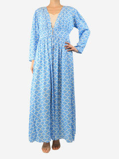 Blue Farrah kaftan - size M Dresses Melissa Odabash 
