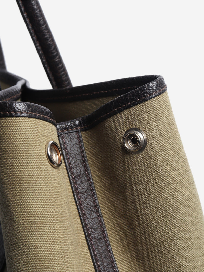 Khaki Garden Party tote bag Tote Bags Hermes 