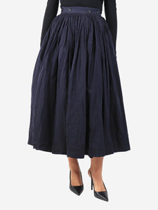 Casey Casey Navy blue puffy pleated skirt - size L