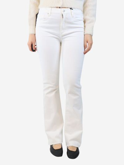 White Canyon raw-hem jeans - size UK 12 Trousers Paige 
