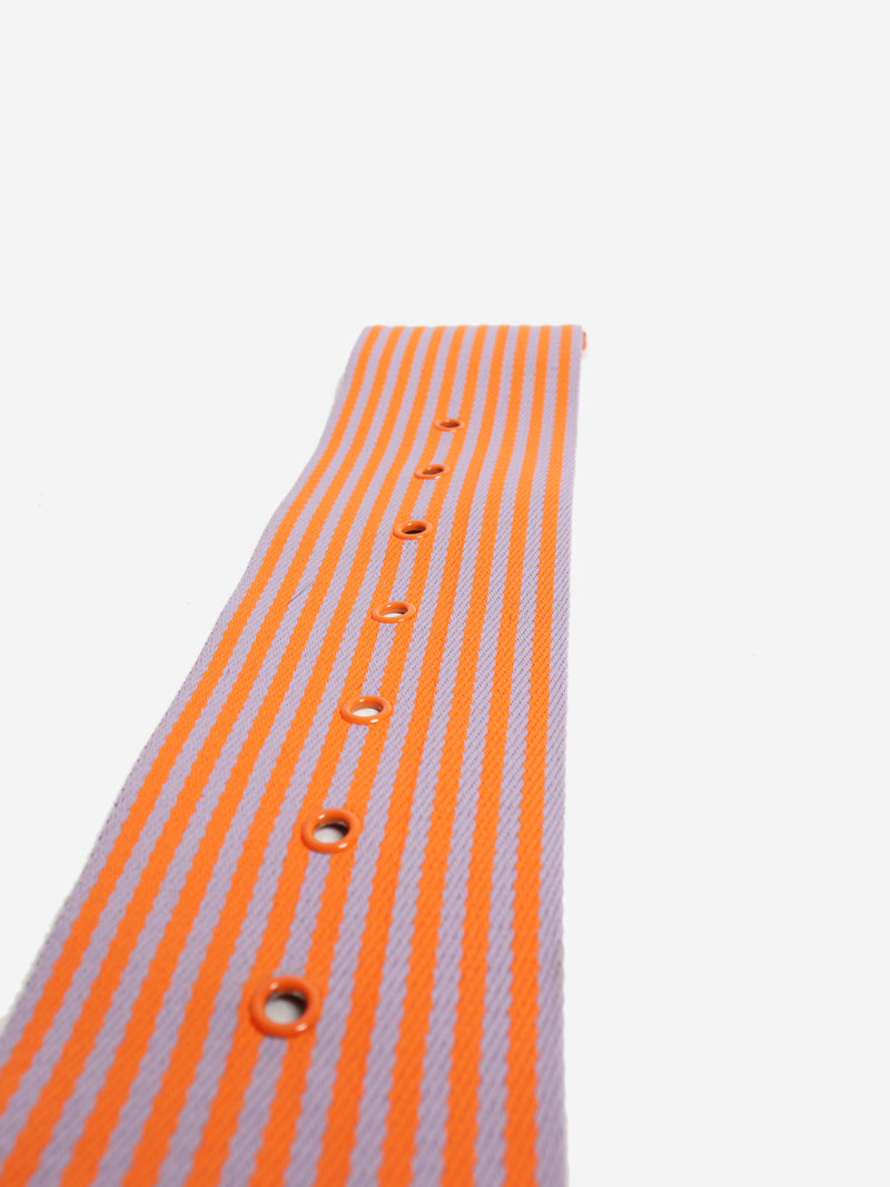 Orange and purple Duette striped belt Belts Essentiel Antwerp 